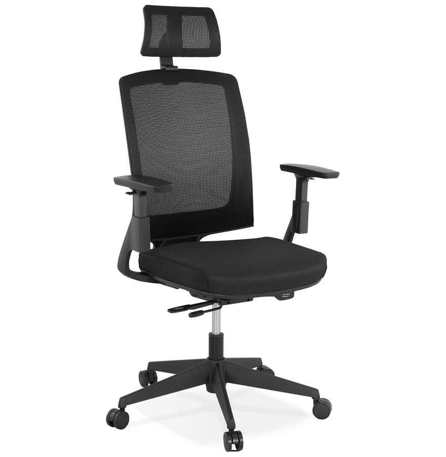 Chaise de bureau EXTRA ergonomique noire