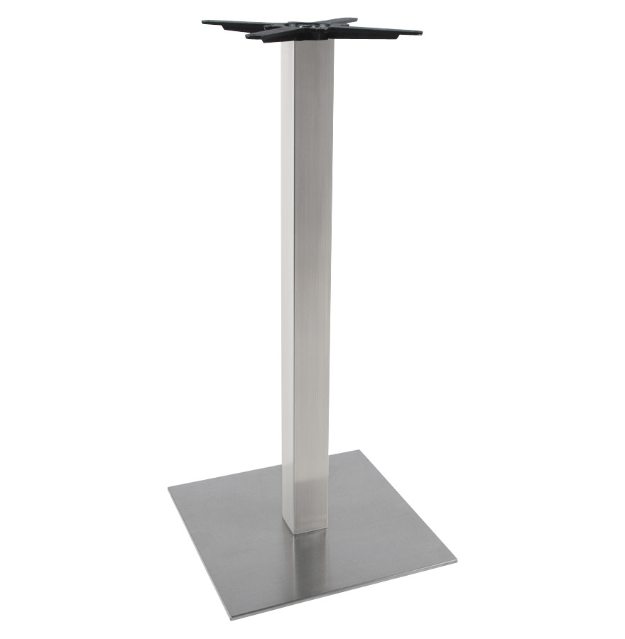 Base table KARO 110 acier brossé