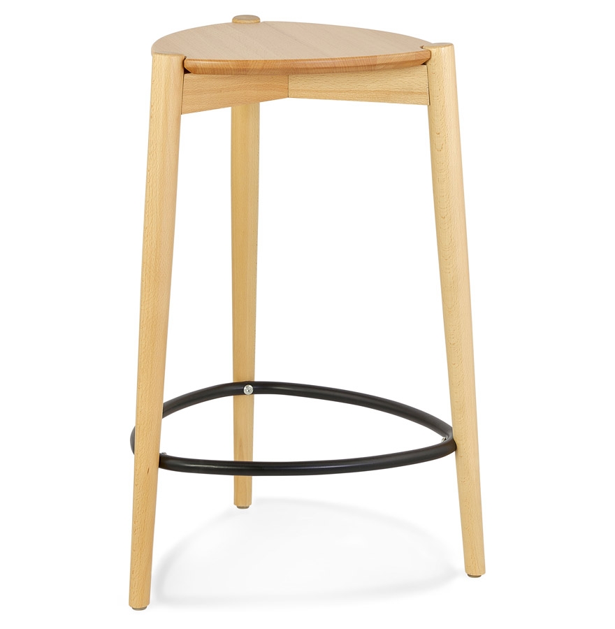 Tabouret snack TIARA MINI frêne naturel - Mi-hauteur