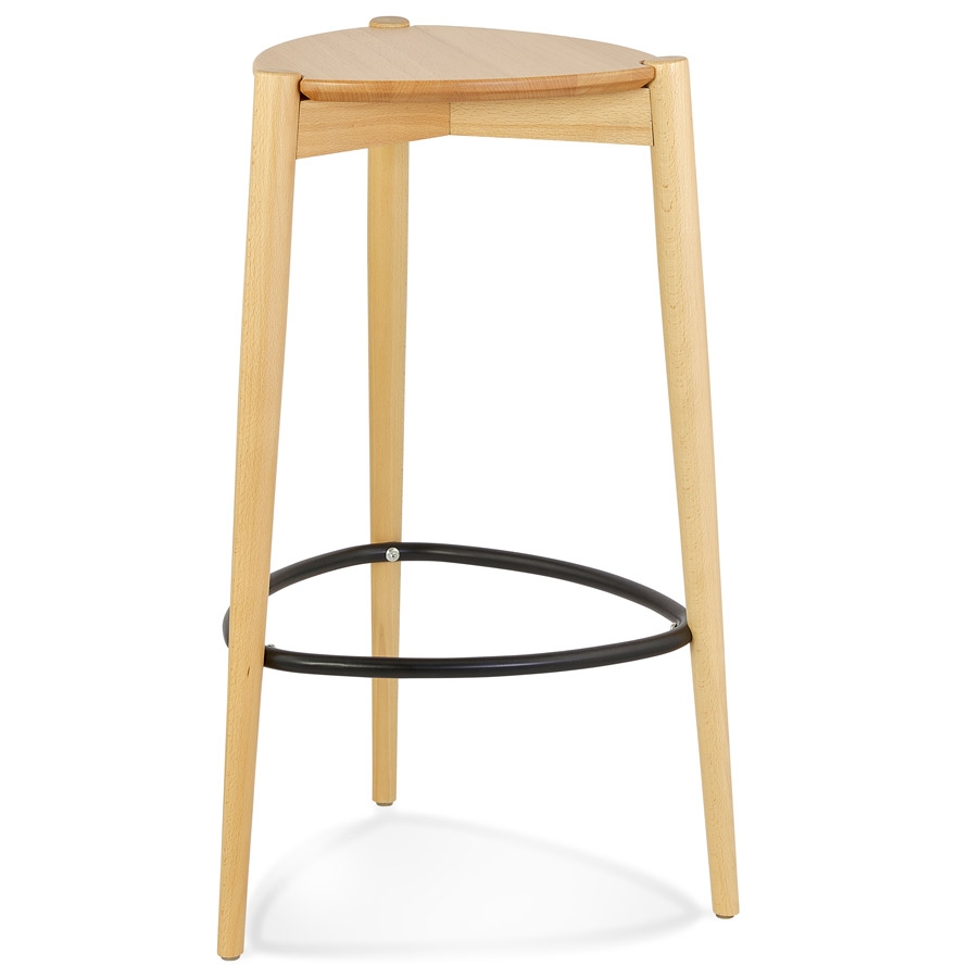 Tabouret haut TIARA frêne naturel