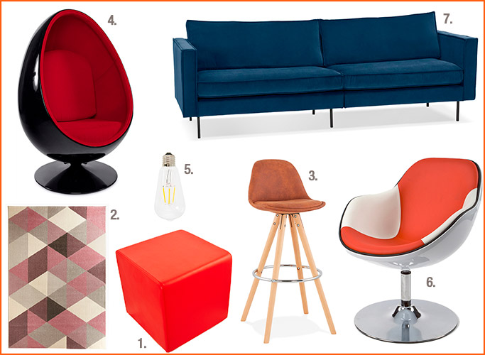 Tendance déco RETRO - meubles - Alterego Design